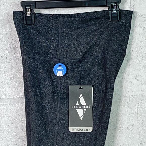 Skechers Goflex Side Pocket Bike Shorts, Charcoal Grey XSmall - Picture 3 of 8